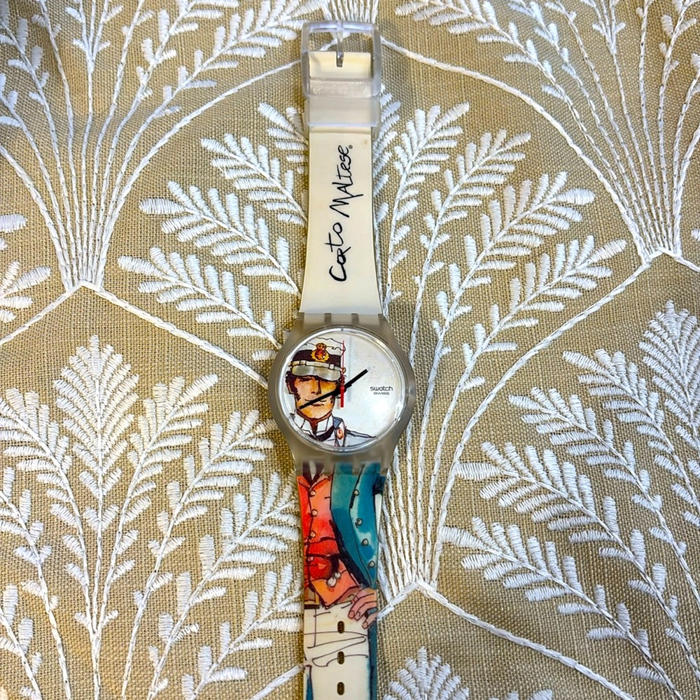 Swatch "Corto Maltese" SUJZ106. Like New, 2007 only needs a new battery